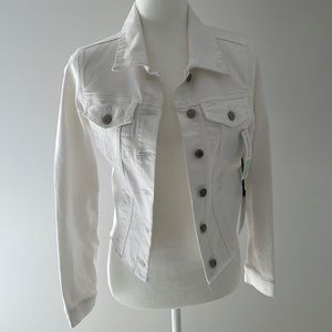 NWT White denim jacket
